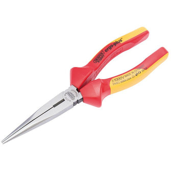 Draper Tools Expert 200mm Ergo Plus® Fully Insulated VDE Slimline Long Nose Pliers
