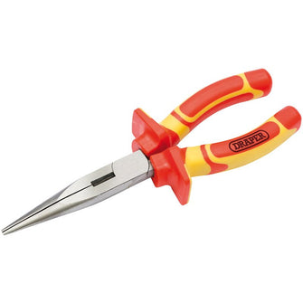 Draper 180mm VDE Approved Fully Insulated Long Nose Pliers 50833