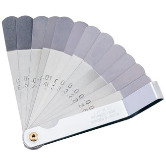 Draper Tools 12 Blade Metric and Imperial Angled Tappet Gauge