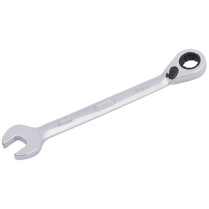 Draper Tools 10mm Draper Hi-Torq® Metric Reversible Ratcheting Combination Spanner