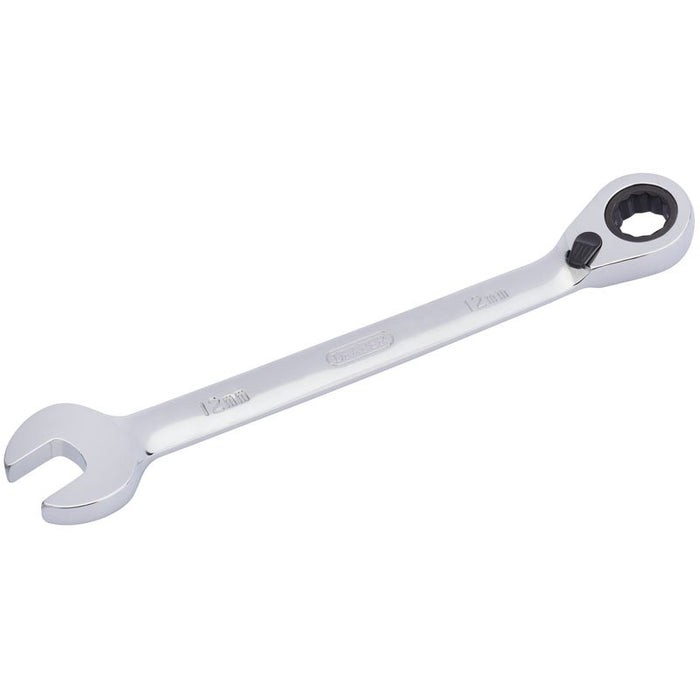 Draper Tools 12mm Draper Hi-Torq® Metric Reversible Ratcheting Combination Spanner