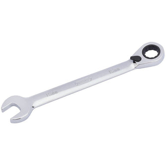 Draper Tools 15mm Draper Hi-Torq® Metric Reversible Ratcheting Combination Spanner