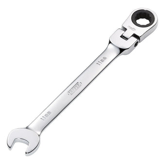 Draper Tools Draper Hi-Torq® Metric Flexible Head Ratcheting Combination Spanner 11mm