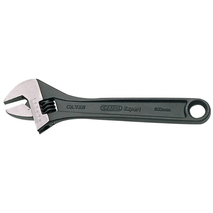 Draper Tools Expert Crescent-Type Adjustable Wrench with Phosphate Finish