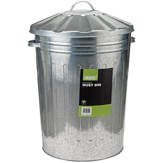 Draper Tools Galvanised Dust Bin (85L)