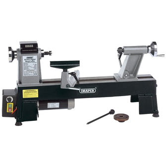 Draper Tools Compact Digital Variable Speed Wood Lathe (550W)