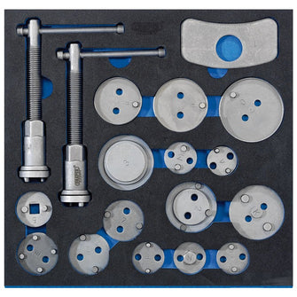 Draper Tools Caliper Windback Kit in 1/2 Drawer EVA Insert Tray (18 Piece)