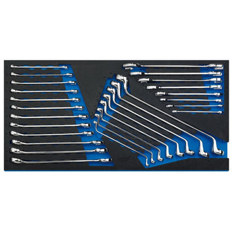 Draper Tools Spanner Set in Full Drawer EVA Insert Tray (28 Piece)