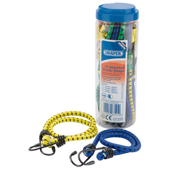 Draper Tools 10 Assorted Elastic Straps