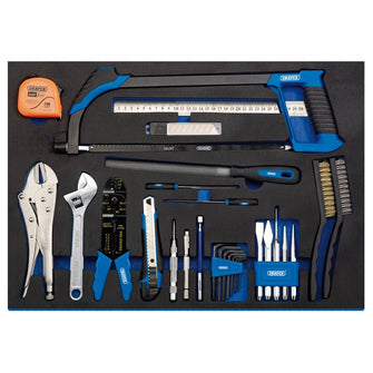 Draper Tools Tool Kit in Full Plus Drawer EVA Insert Tray (36 Piece)