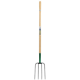 Draper Tools 4 Prong Manure Fork with Wood Shaft