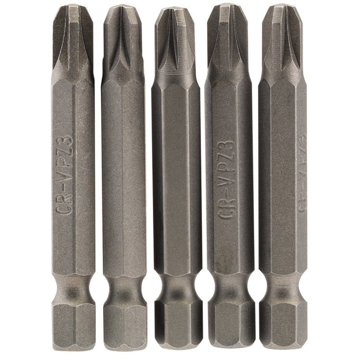 Draper Tools No.3 1/4 Hex. PZ Type Insert Bit 50mm Long x 5