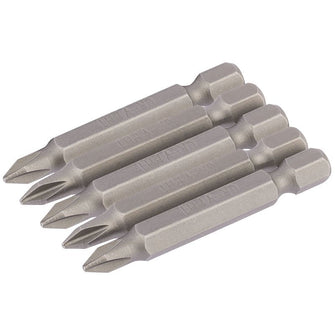 Draper Tools No.1 1/4 Hex. Cross Slot Insert Bit 50mm Long x 5