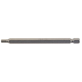 Draper Tools 4mm 1/4 Hex. Hexagonal Insert Bit 100mm Long x 1
