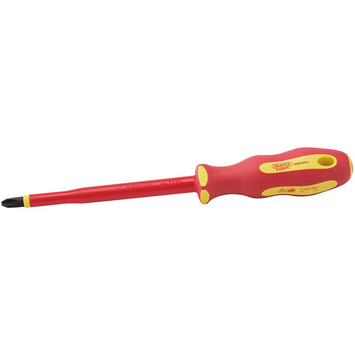 Draper Tools Ergo Plus® VDE No.3 x 150mm Cross Slot Screwdriver