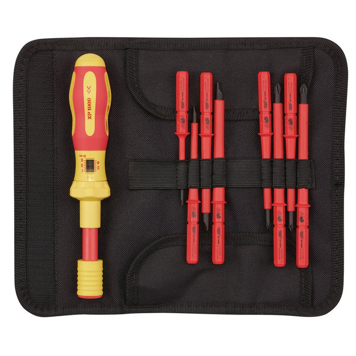 Draper Expert XP1000® VDE Interchangeable Torque Screwdriver Set, 9 Pce
