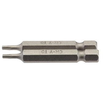 Draper Tools T8 1/4 Hex. Draper TX-STAR® Insert Bit 50mm Long x 2