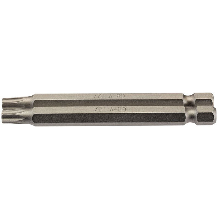 Draper Tools T27 1/4 Hex. Draper TX-STAR® Insert Bit 75mm Long x 2