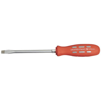 Draper Tools Plain Slot Flared Tip Mechanics Screwdriver (150mm x 8mm)