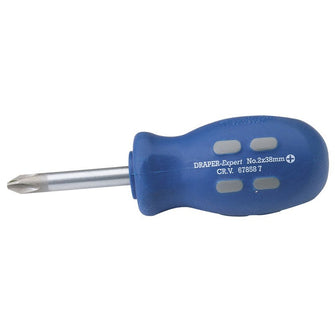 Draper Tools Cross Slot Mechanics Screwdriver (38mm x No 2)