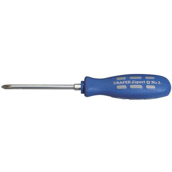 Draper Tools Cross Slot Mechanics Screwdriver (100mm x No 2)