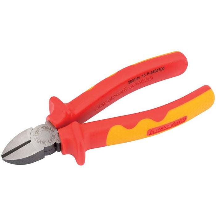 Draper Tools Expert 160mm VDE Diagonal Side Cutter