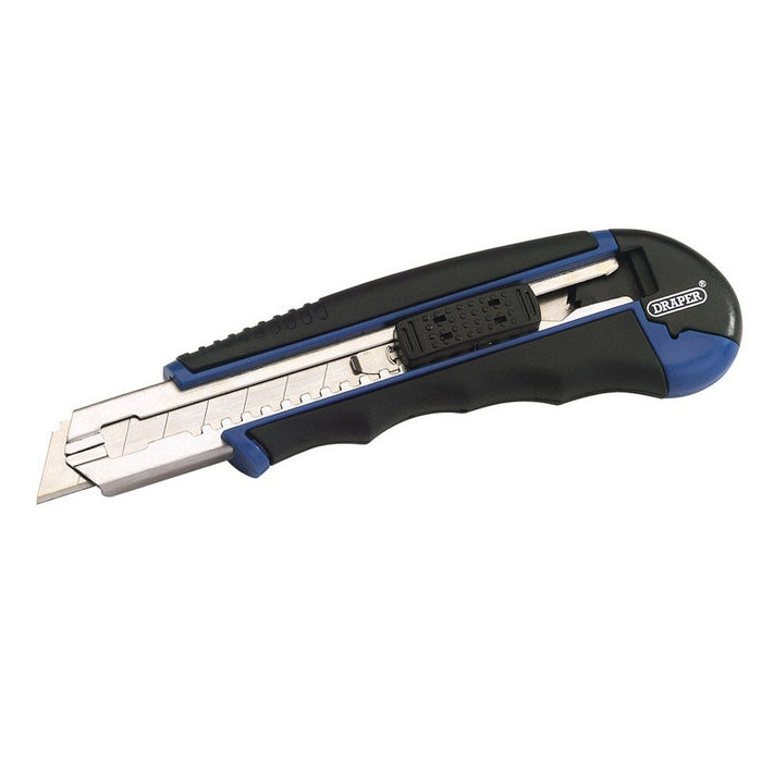 Draper Tools 18mm Retractable Knife with Seven Segment Blade