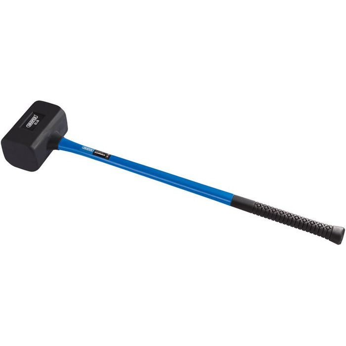 Draper Tools Rubber Dead Blow Hammer with Fibreglass Shafts (3.6kg/128oz)