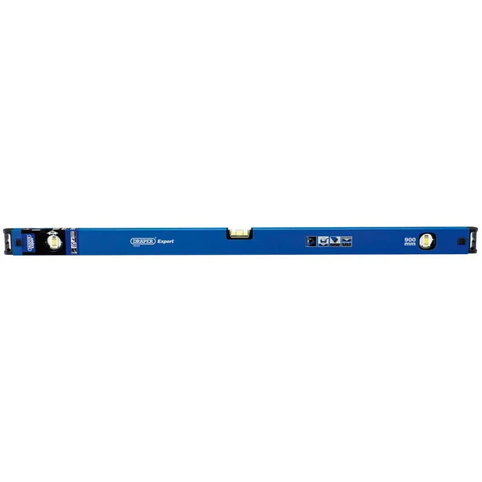 Draper Tools Box Levels with Magnified Vial And Side View Vial Length 900mm