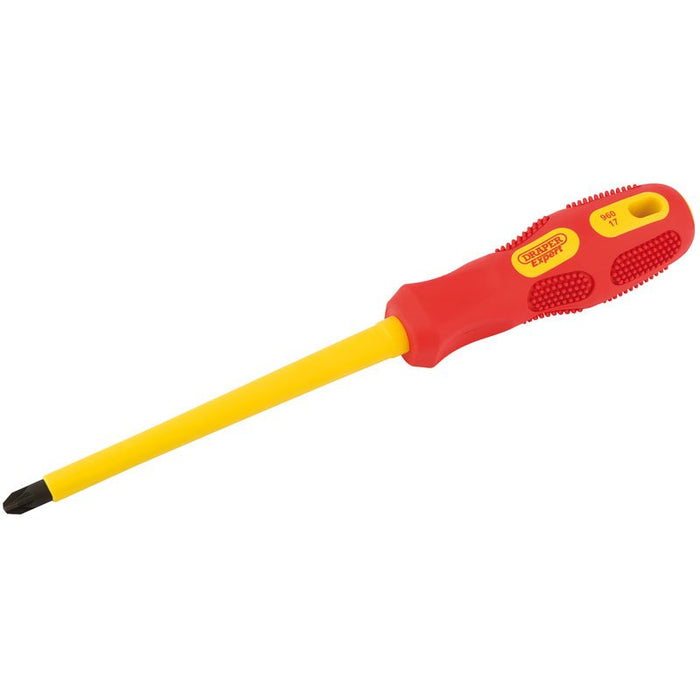 Draper Tools No.3 x 150mm Fully Insulated PZ Slot Screwdriver