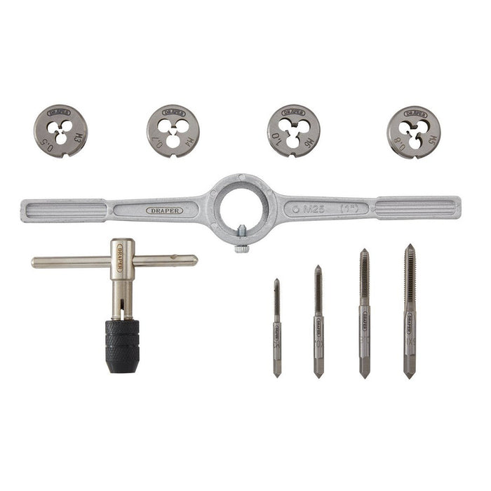 Draper Tools Metric Tap and Die Set, 10 Pce
