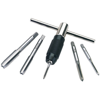 Draper Tools Metric Tap and Holder Set (6 Piece)