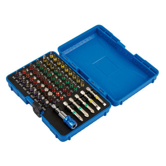 Draper Tools Coloured Screwdriver Bit Set (60 piece)