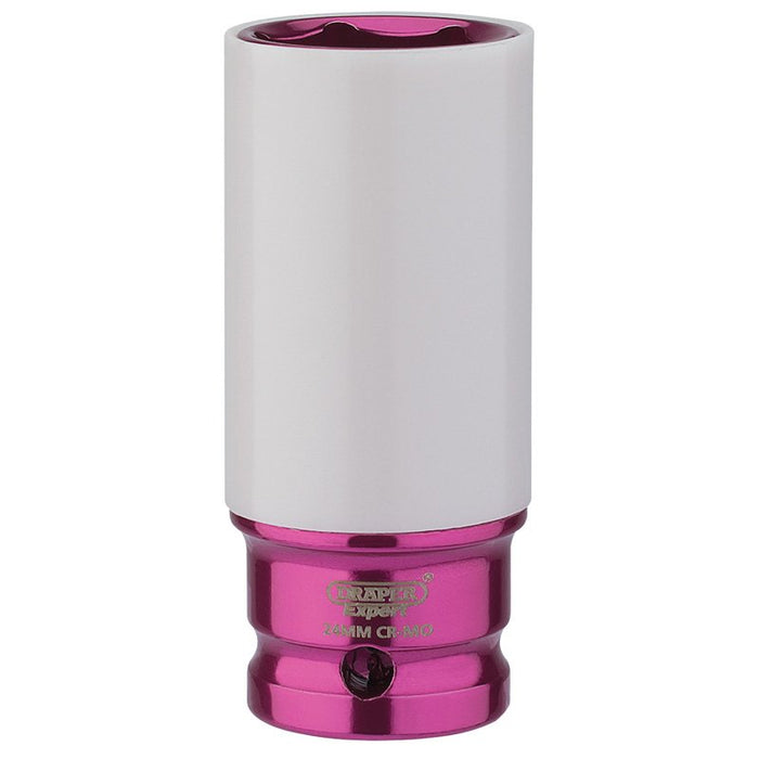 Draper Tools 1/2 Sq. Dr. HI-TORQ® Wheel Nut Socket for Alloy Wheels (24mm)