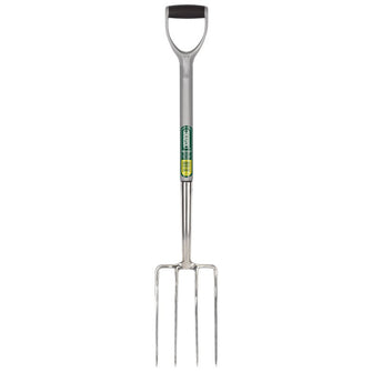 Draper Tools Stainless Steel Garden Fork With Soft Grip Handle