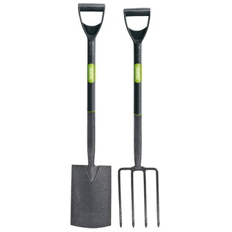 Draper Tools Carbon Steel Garden Fork and Spade Set