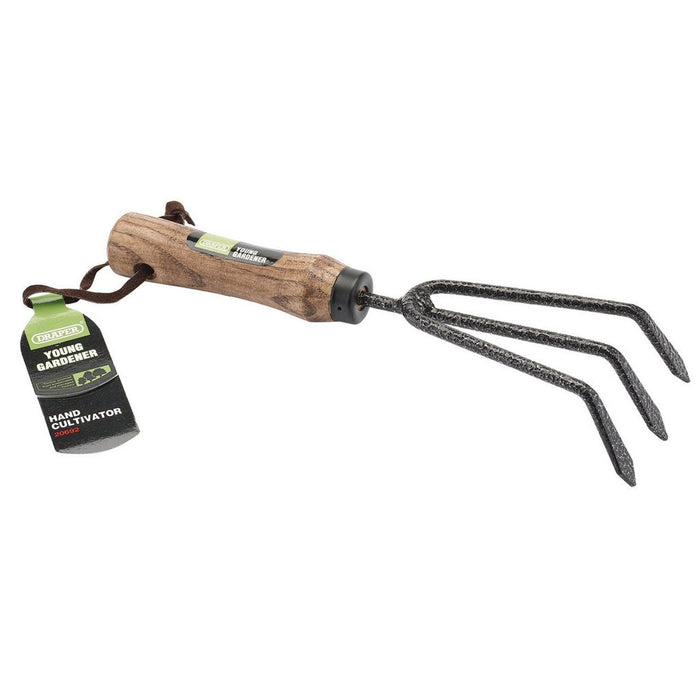 Draper Tools Young Gardener Hand Cultivator with Ash Handle