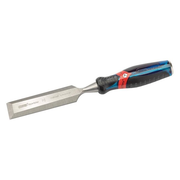 Draper Tools Expert Soft Grip Pound Thru Bevel Edge Wood Chisel