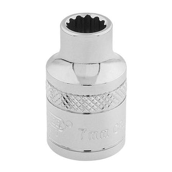 Draper Tools 3/8" Drive 12 Point Polished Chrome Sockets - Metric