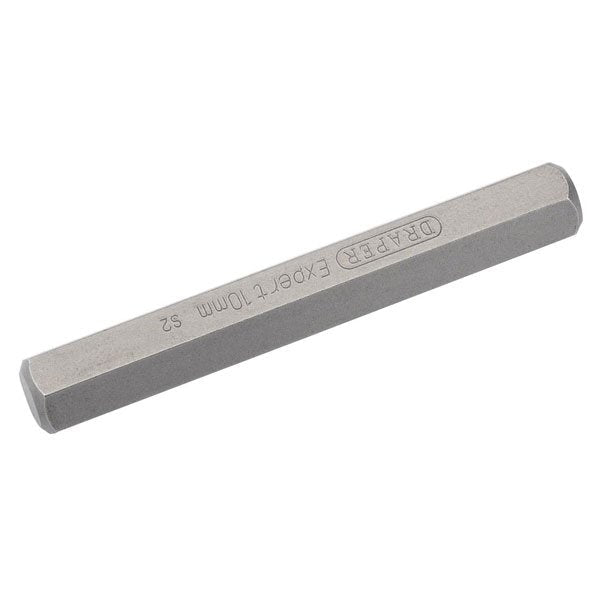 Draper Tools 10mm X 75mm Hexagonal 10mm Insert Bit For Mechanic's Bit Sets