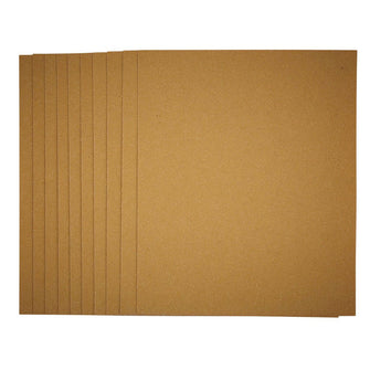 Draper Tools General Purpose Sanding Sheets, 230 x 280mm, Assorted Grit, 10pk