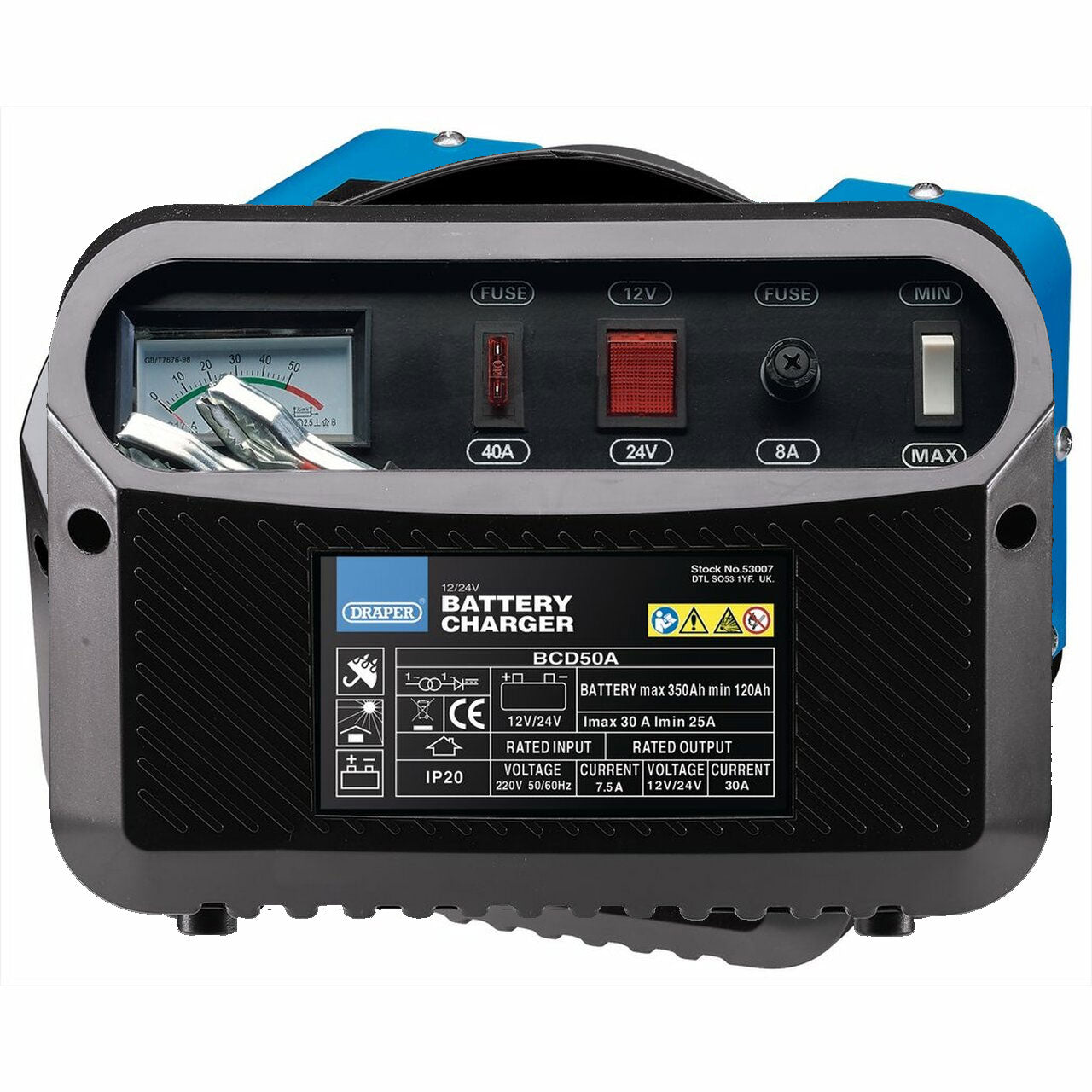 Wholesale Draper Tools 12/24V 120-350A Battery Charger Online | Draper ...