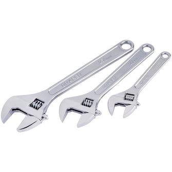 Draper Redline Adjustable Wrench Set, 3 Pce