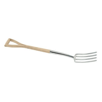 Draper Heritage Stainless Steel Border Fork with Ash Handle